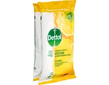 Dettol Küche antibakterielle Allzweckreinigungstücher Limette & Minze