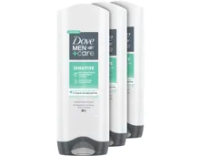 Dove Men+care Pflegedusche Sensitive 3in1 3 x 250 ml