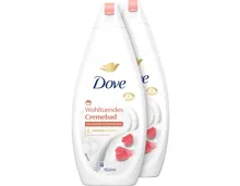 Dove Pflegendes Cremebad Mandelmilch & Hibiskusduft 2 x 750 ml