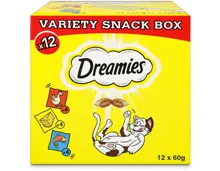 Dreamies Katzensnacks Variety Box 12x60g