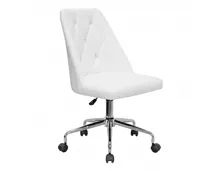 Drehstuhl Milan Kunstleder weiss