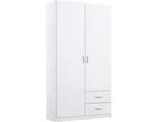 Drehtürenschrank Case alpinweiss 91 x 197 x 54 cm