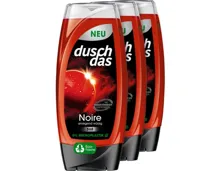 Duschdas Duschgel 3in1 Noire 3 x 225 ml