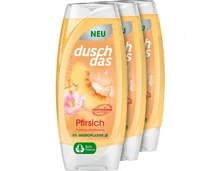 Duschdas Duschgel Pfirsich 3 x 225 ml