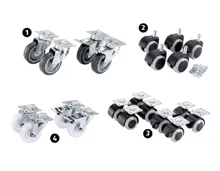EASY HOME® TRANSPORTROLLEN-SET