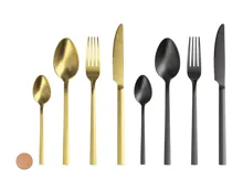 Edelstahl-Besteck-Set, 16-teilig