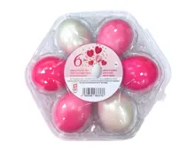 Eier für den Valentinstag