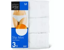 Ellen Amber Damen-Slip Midi oder Mini im 3er-Pack