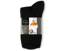 Ellen Amber Damen-Socken im 10er-Pack, Bio Cotton