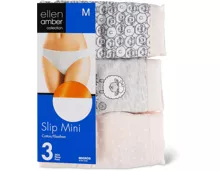 Ellen Amber-Slip Mini oder -Panty im 3er-Pack, 3er-Pack