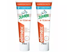 Elmex Junior Zahnpasta 6-12 Jahre 2x 75ml