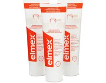 Elmex Zahnpasta-Kariesschutz oder -Sensitive, 3er-Pack