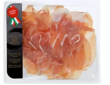 Emilia Romagna-Prosciutto Crudo und -Salame Felino geschnitten