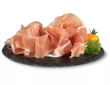 Emilia Romagna Prosciutto crudo und Salame Felino, geschnitten