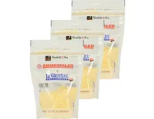 Emmentaler & Gruyère Reibkäse 3x 130g