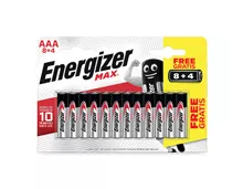 Energizer Batterie Max AAA / AA