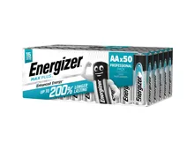 Energizer Batterie Max Plus AA 50 Stück