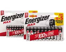 Energizer Max Batterien AA oder AAA