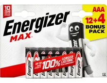 Energizer Max Batterien AAA