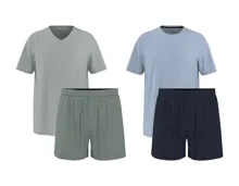 ESMARA MEN Premium-Pyjama mit Leinen, 2-tlg.