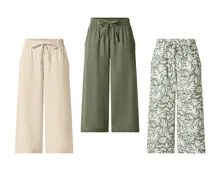 ESMARA Premium-Culotte mit Leinen