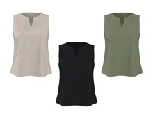 ESMARA Premium-Leinen-Blusentop