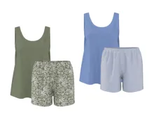 ESMARA Premium-Pyjama mit Leinen, 2-tlg.