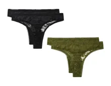 Esmara Strings mit Spitze, 2er-Set