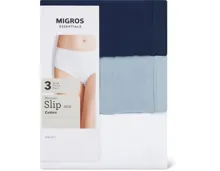 Essentials Damen-Slip Midi, 3er-Pack