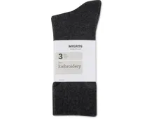 Essentials Herren-Socken mit Stickerei