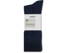 Essentials Herren-Socken mit Stickerei