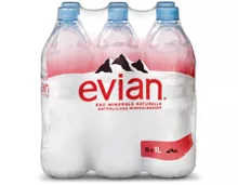 Evian, 6 x 1 Liter
