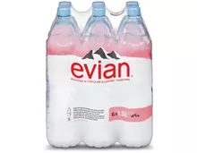 Evian, 6 x 1,5 Liter