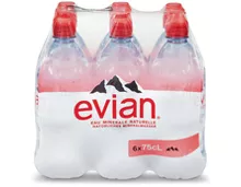 Evian, 6 x 75 cl
