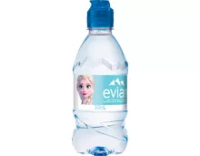 Evian Mineralwasser mit Sportscap