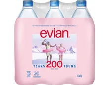 Evian Mineralwasser ohne Kohlensäure 6x1l