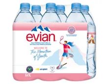 Evian Mineralwasser ohne Kohlensäure 6x1l