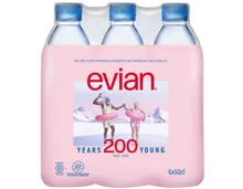Evian Mineralwasser ohne Kohlensäure 6x50cl