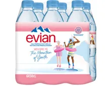 Evian Mineralwasser ohne Kohlensäure 6x50cl
