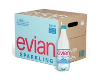Evian mit Kohlensäure 12x50cl