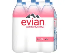 Evian Nature 6 x 150 cl Pet