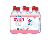 Evian ohne Kohlensäure mit Sportverschluss