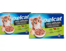 Exelcat Katzenfutter, 24er-Pack