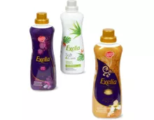 Exelia-Weichspüler in Flaschen und -Wäschedüfte