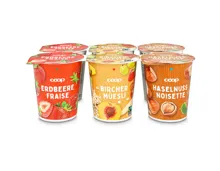 Fairtrade Jogurt Erdbeer, Birchermüesli & Haselnuss assortiert 6x180g