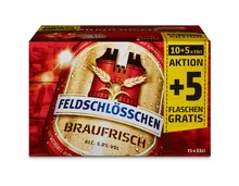 Feldschlösschen Bier Braufrisch, 10 + 5 x 33 cl