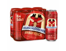 Feldschlösschen Braufrisch Unfiltriertes Lager Bier 6x50cl
