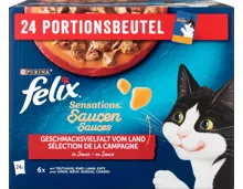 Felix Sensations Katzenfutter in Gelée