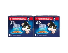 Felix so gut wie Katzenfutter in Gelee Fisch 24x85g 2x 2040g