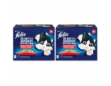 Felix so gut wie Katzenfutter in Gelee Fleisch 24x85g 2x 2040g